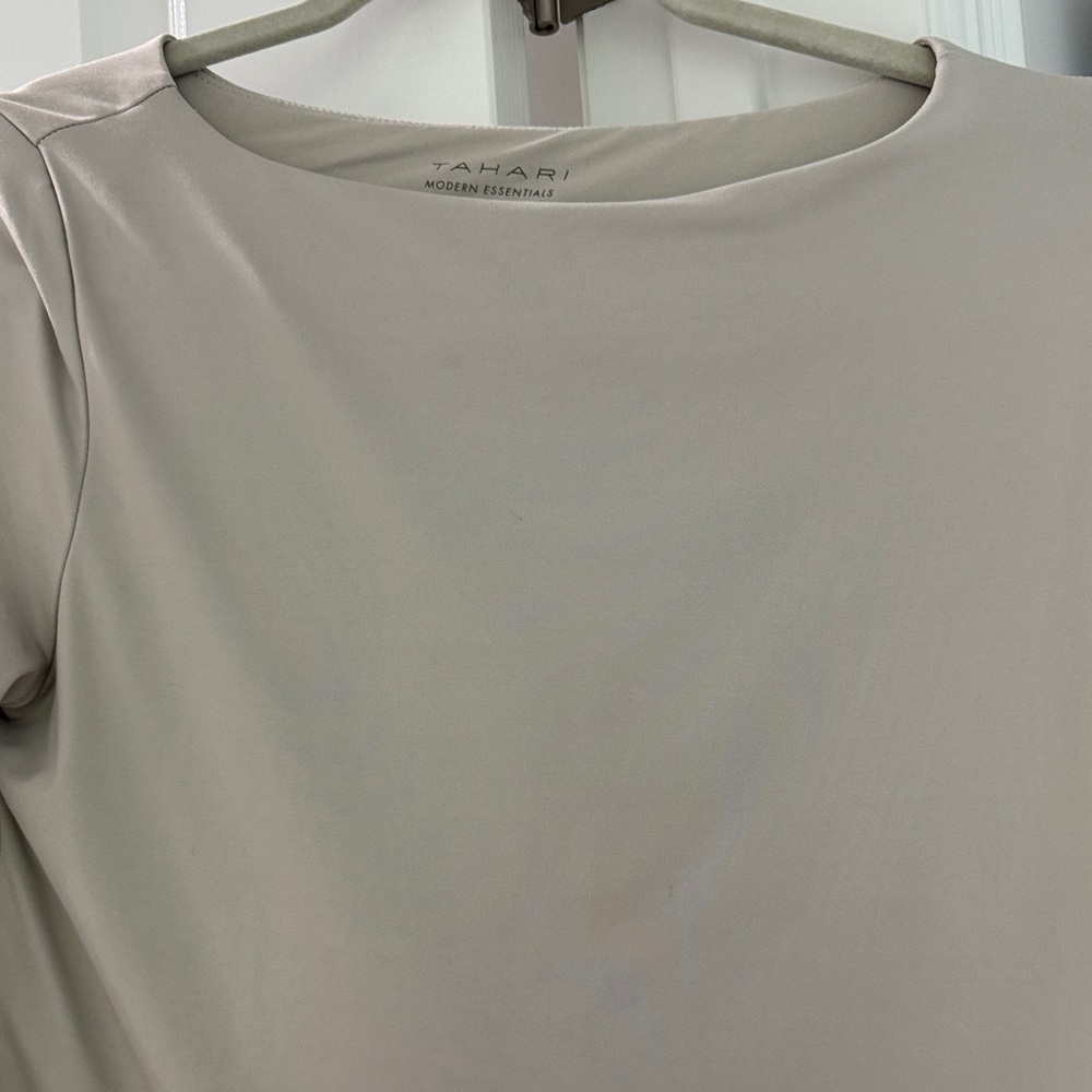 Tahari Women's Classic Cream Blouse